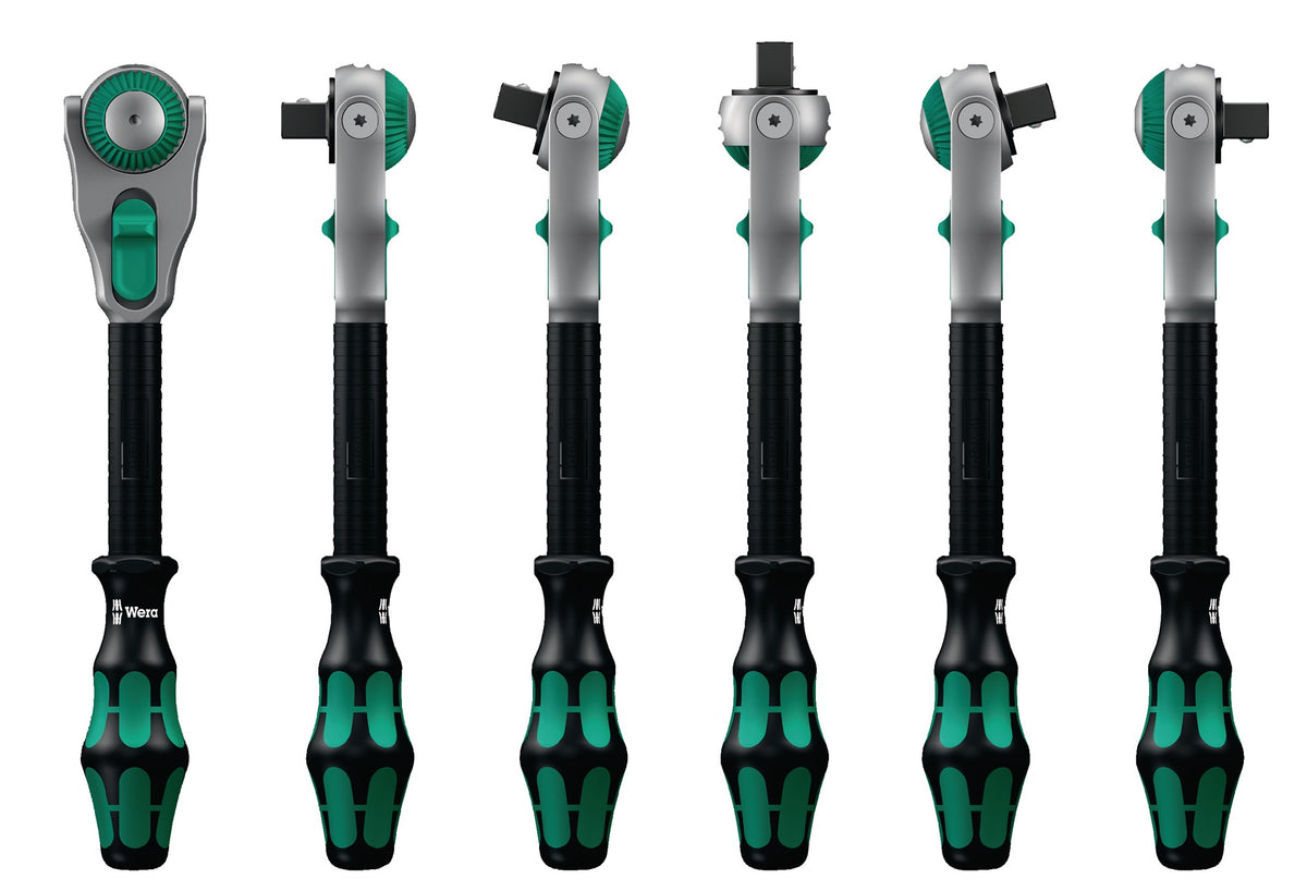 WERA Steckschlüsselsatz Zyklop Speed 42-teilig 1/4 Zoll SW 4-14 mm mit 72 Zähnen