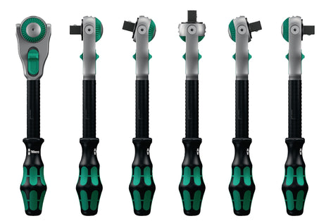 WERA Steckschlüsselsatz Zyklop Speed 42-teilig 1/4 Zoll SW 4-14 mm mit 72 Zähnen