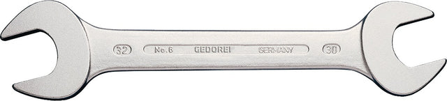 GEDORE Doppelmaulschlüssel 4x5 mm, Länge 100 mm, CV-Stahl verchromt, DIN 3110