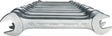 GEDORE Doppelmaulschlüsselsatz 10-teilig SW 6-32 mm CV-Stahl verchromt
