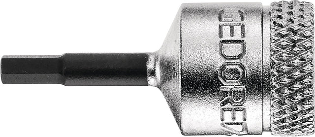 GEDORE Steckschlüsseleinsatz IN 20 1/4 Zoll Innen-6-kant SW 2,5 mm – Vanadiumstahl, verchromt