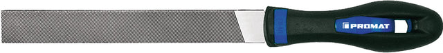 PROMAT Werkstattfeile DIN 7261 200 mm Flachstumpf Hieb 1 mit 2K-Ergo-Heft