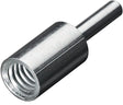 LESSMANN Gewindeadapter 50 mm für Rohrbürsten mit M6 Gewinde und 6 mm Schaft