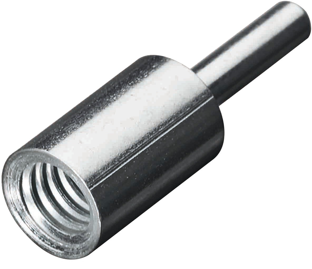 LESSMANN Gewindeadapter 50 mm für Rohrbürsten mit M6 Gewinde und 6 mm Schaft
