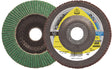 KLINGSPOR Fächerscheibe SMT 976 Ø125 mm K40 gewölbt 6° keramischer Korund für Edelstahl