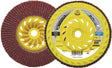 KLINGSPOR Fächerscheibe SMT 975 Ø125 mm Körnung 40 gewölbt 6° keramischer Korund
