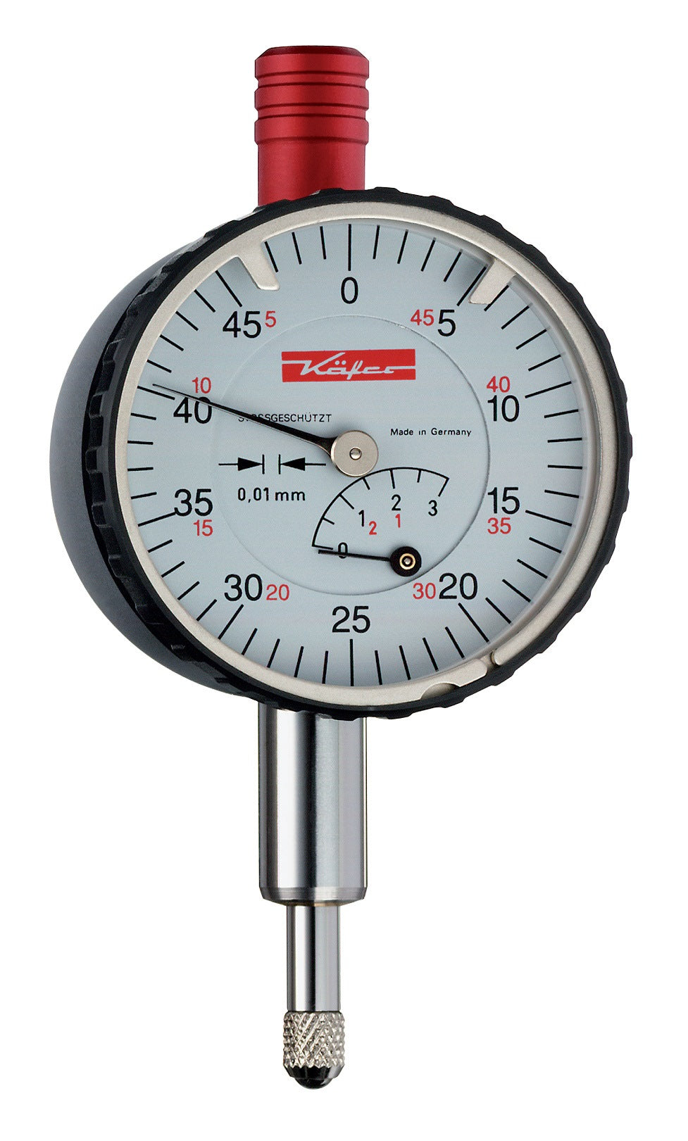 KÄFER Kleinmessuhr KM 6T 3 mm Ablesung 0,01 mm ohne Stoßschutz