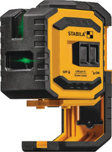 STABILA Kreuzlinien-Lotlaser LAX 300 G – grüne Laserlinien, 30 m, selbstnivellierend