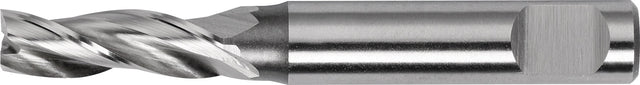 PROMAT Minibohrnutenfräser 2 mm HSS-Co8, 3 Schneiden, lang, für Stahl & Guss