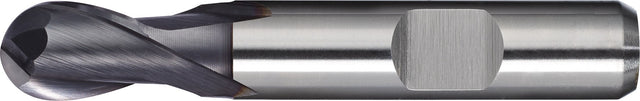 PROMAT Vollradiusfräser 3 mm HSS-Co8 TiCN Weldon Z2 extra kurz