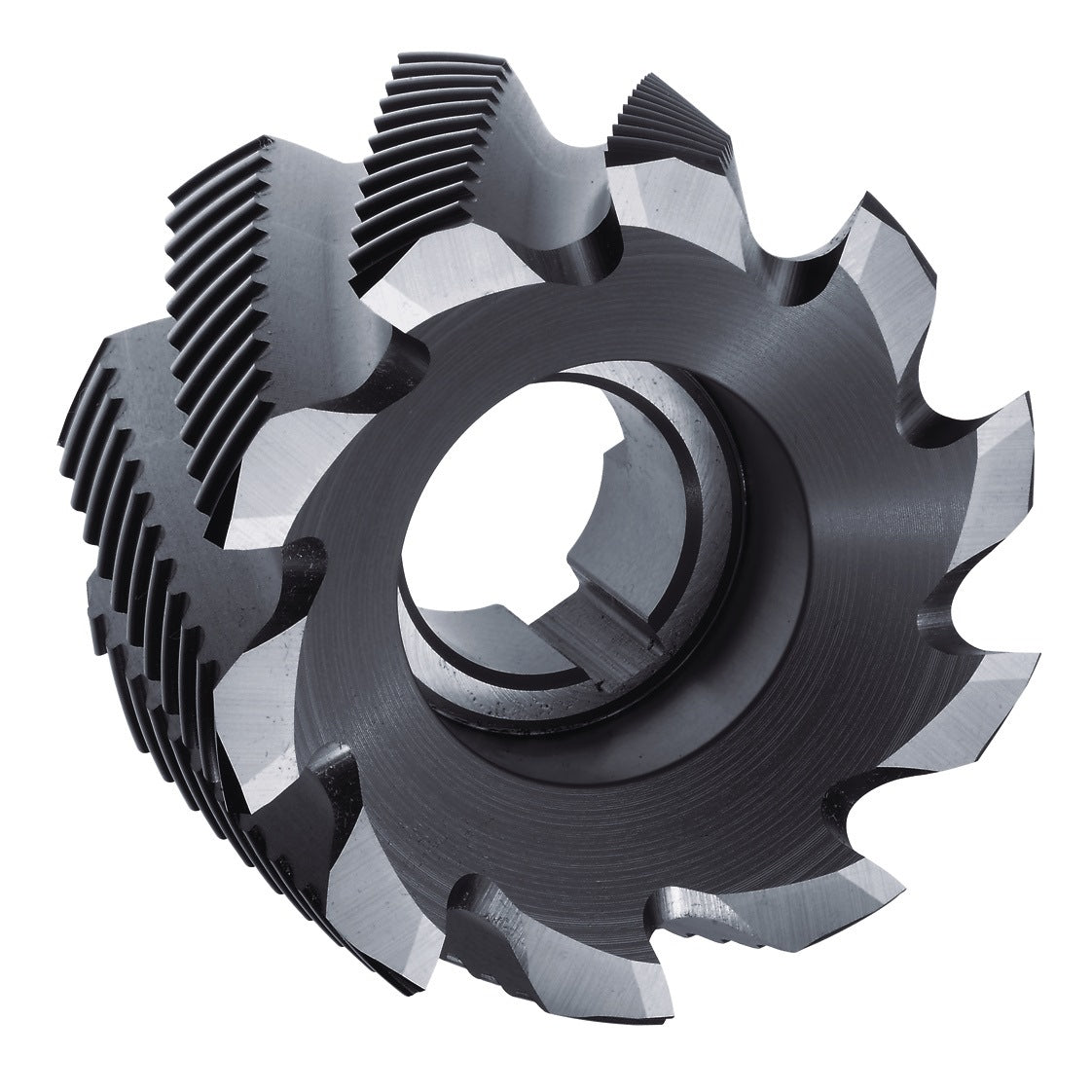 PROMAT Walzenstirnfräser DIN 1880 Typ NR D.40mm HSS-Co5 Z.7 – für Stahl und NE-Metalle