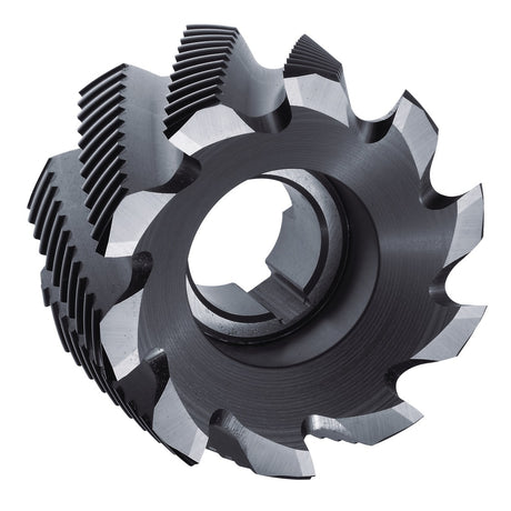 PROMAT Walzenstirnfräser DIN 1880 Typ NR D.40mm HSS-Co5 Z.7 – für Stahl und NE-Metalle