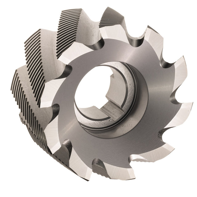 PROMAT Walzenstirnfräser DIN 1880 Typ HR Ø40 mm HSS-Co5 Z7 für Stahl und NE-Metalle