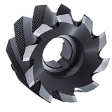 PROMAT Walzenstirnfräser DIN 1880 Typ HR Ø40 mm HSS-Co5 Z7 für Stahl und NE-Metalle