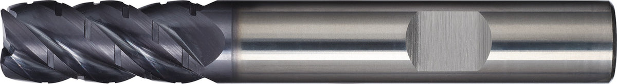 PROMAT Schaftfräser DIN 6527L Typ NF-UNI Ø6 mm VHM TiAlN 45° 4 Schneiden lang