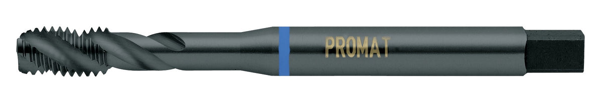 PROMAT Maschinengewindebohrer DIN 371C VA M3x0,5 mm HSS-Co nitriert und vaporisiert 6H