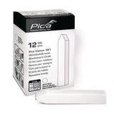 PICA Tafelkreide Classic weiß, angespitzt, 12 Stück, 90 x 12 x 12 mm