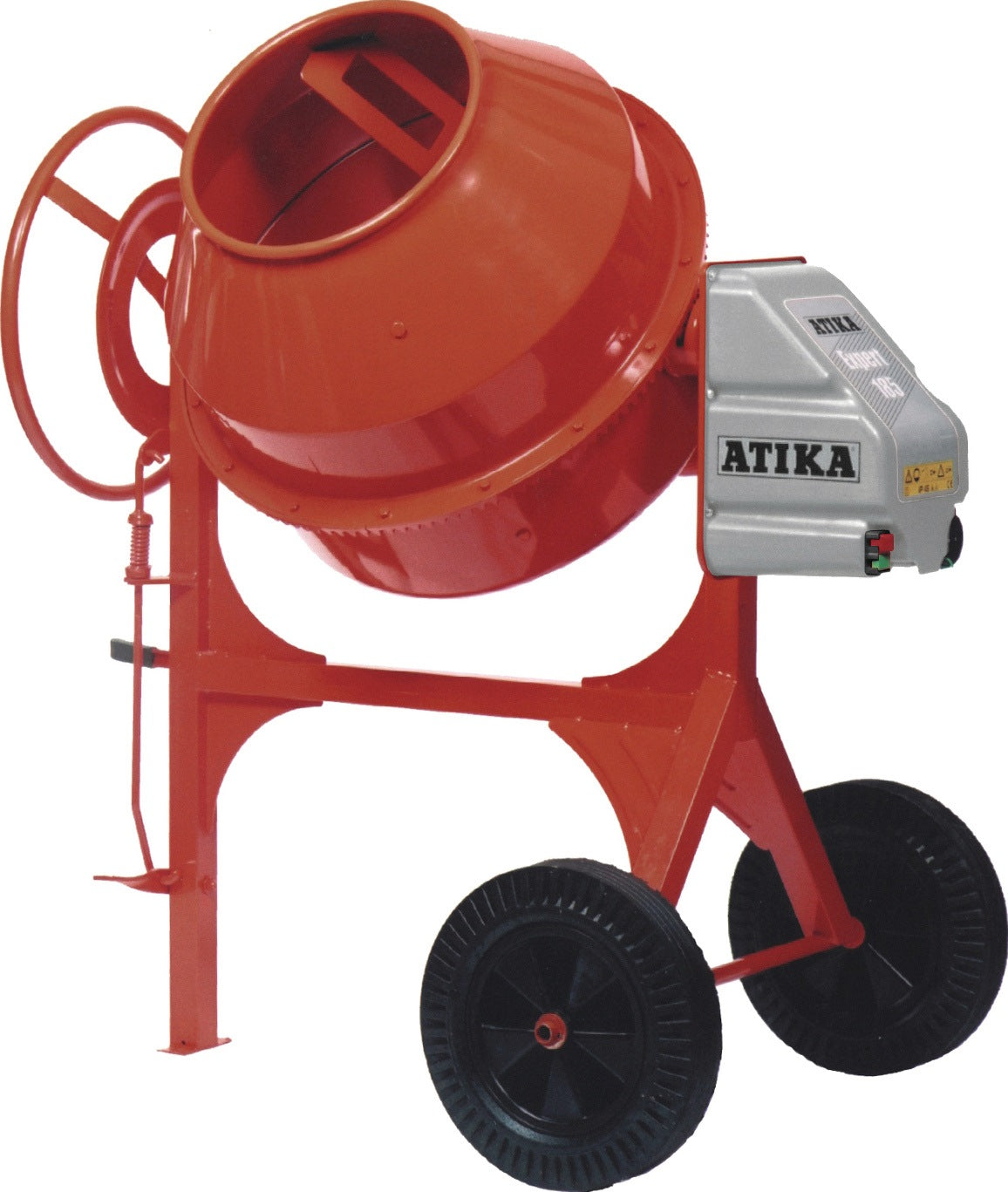 ATIKA Betonmischer Expert 185 – 185 l Trommel, 0,9 kW, Wiederanlaufsicherung, Vollgummiräder