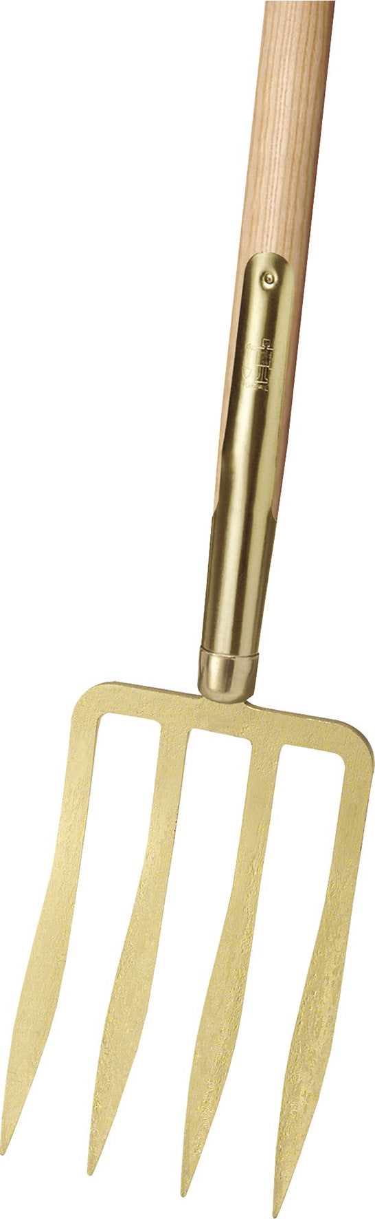 IDEAL Spatengabel leicht mit 4 Bajonettzinken, Zinkenlänge 250 mm, Eschen-T-Stiel