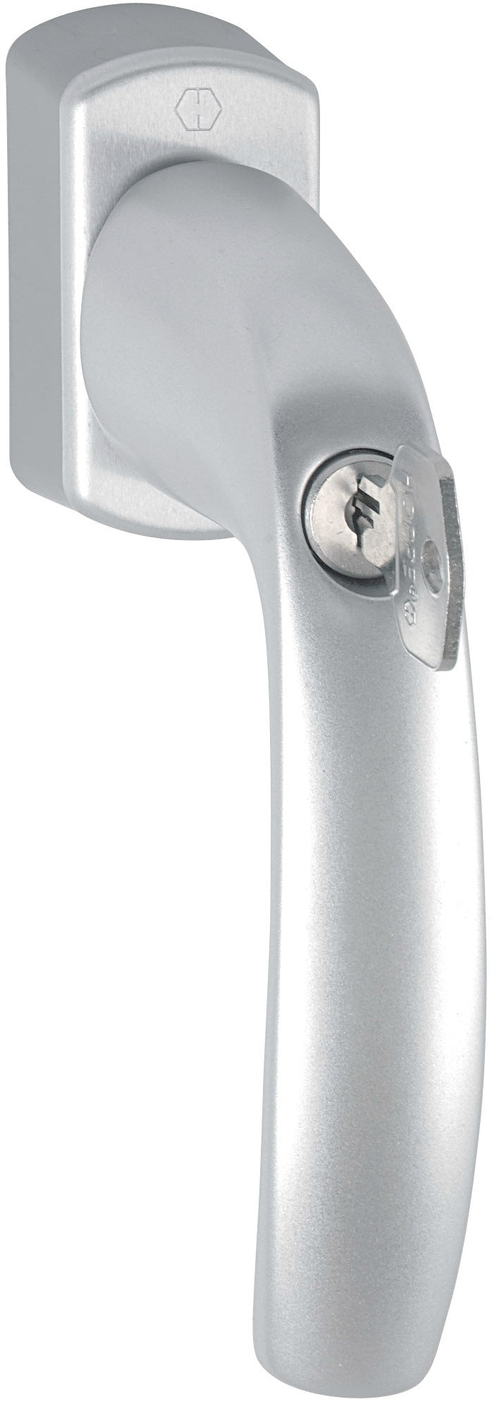 HOPPE Fenstergriff New York 0810S/US10 abschließbar Secustik VarioFit Alu natur