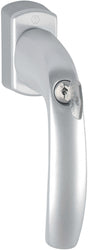 HOPPE Fenstergriff New York 0810S/US10 abschließbar Secustik VarioFit Alu natur