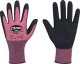 STRONGHAND LADY FLEXTER Handschuhe Gr. 6 pink/schwarz EN 420/EN 388 PSA II – 12 Paar