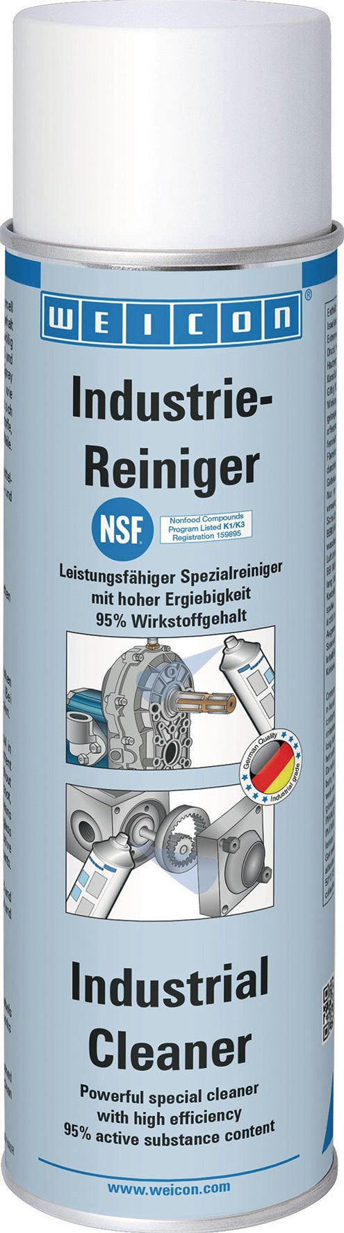 WEICON Industriereiniger 500 ml NSF K1, K3 Spraydose – 12 Stück
