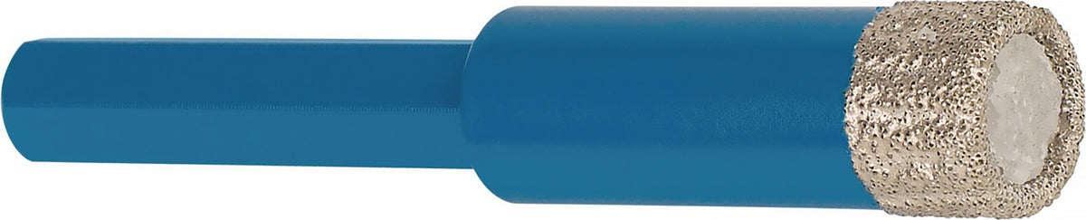 TYROLIT Fliesenbohrer DDT 6 mm HEX mit Paraffinfüllung für Fliesen und Keramik