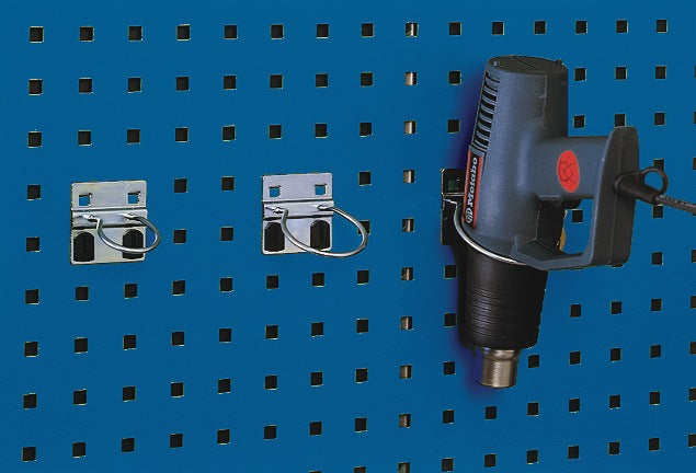BOTT Rundhalter Ø 60 mm verzinkt für Lochplatten – 5 Stück pro Beutel