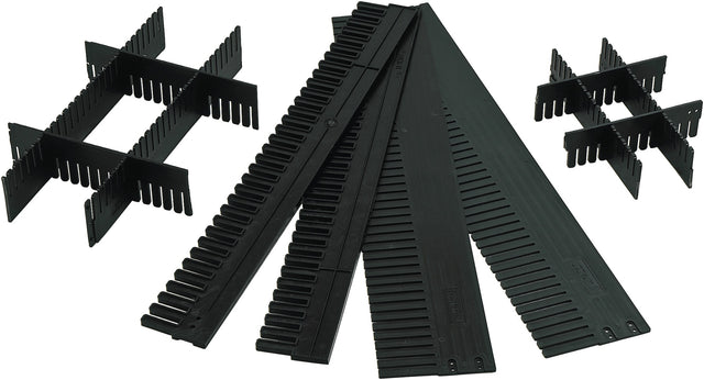 Unterteiler für Transportstapelbehälter 1150 mm x 80 mm PP anthrazit von LA-KA-PE