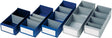 LA-KA-PE Regalkasten 300x160x100/112 mm aus Polystyrol – blau