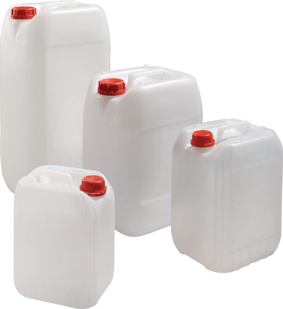 HÜNERSDORFF Industriekanister 5 l PE mit UN-Zulassung, lebensmittelbeständig, stapelbar, natur