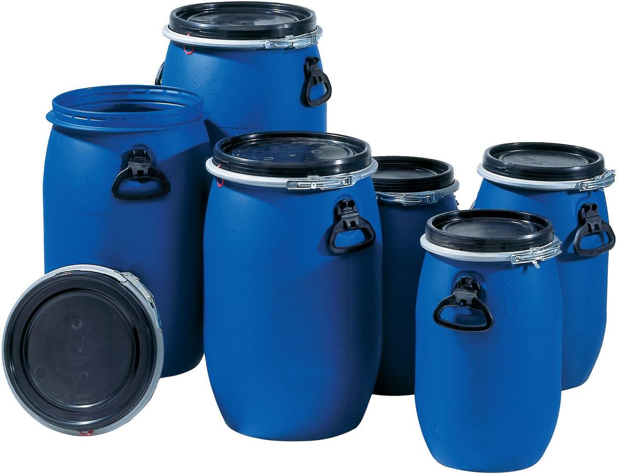 GRAF Weithalsfass 30l PE blau mit 2 Tragegriffen und UN-Zulassung
