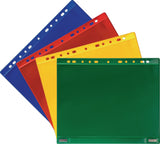 TARIFOLD Magnetische Sichttasche DIN A4, blau, 265x315 mm