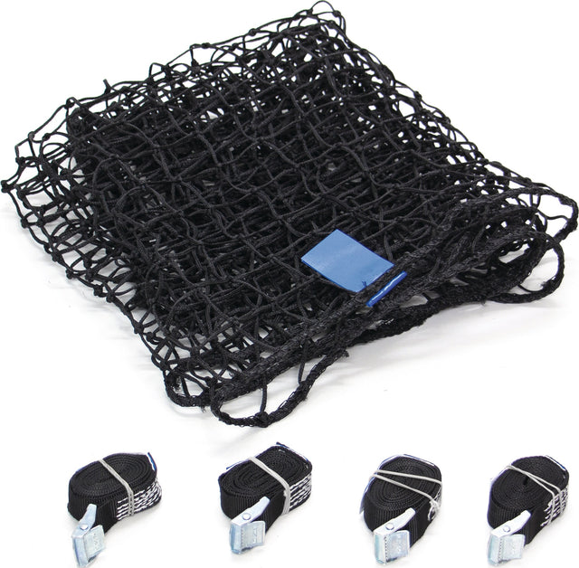 SPANSET Abdeck- und Ladungssicherungsnetz 1,60 x 1,30 m mit Klemmschlosszurrgurten
