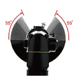 M7 Power-Werkzeuge - Eck-Schleifer, 100°, 125 mm - M14*P2.0 QB7215M