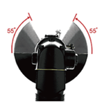 M7 Power-Werkzeuge - Eck-Schleifer, 100°, 125 mm - M14*P2.0 QB7215M