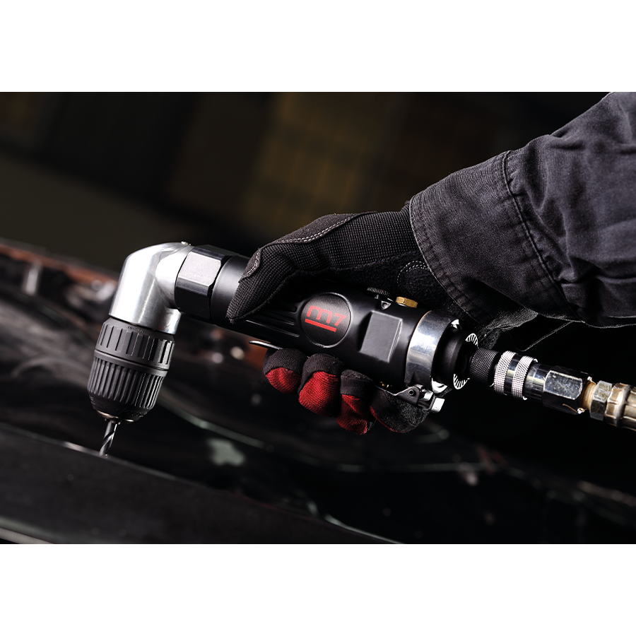 M7 Power-Werkzeuge - Bohrfutter Winkelbohrmaschine mit automatischem Anzieher 90° QE633