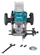 Makita Akku-Oberfräse 40V max – Power wie 1.700 W mit 60 mm Hub - RP001GZ