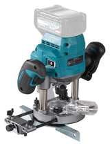 Makita Akku-Oberfräse 40V max – Power wie 1.700 W mit 60 mm Hub - RP001GZ