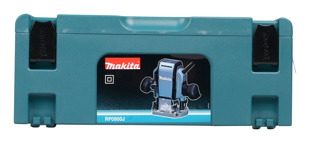 Makita Oberfräse 900 W – kompakt, leicht & präzise mit 8 mm Schaft - RP0900J