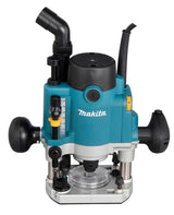 Makita Oberfräse – variable Drehzahl bis 27.500 min⁻¹ & präzise Tiefeneinstellung - RP1111CJFA