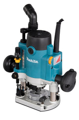 Makita Oberfräse – variable Drehzahl bis 27.500 min⁻¹ & präzise Tiefeneinstellung - RP1111CJFA