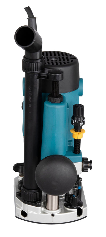 Makita Oberfräse – variable Drehzahl bis 27.500 min⁻¹ & präzise Tiefeneinstellung - RP1111CJFA