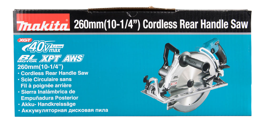 Makita Akku-Handkreissäge 260 mm – kompakt, kraftvoll & präzise - RS002GZ