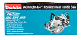 Makita Akku-Handkreissäge 260 mm – kompakt, kraftvoll & präzise - RS002GZ