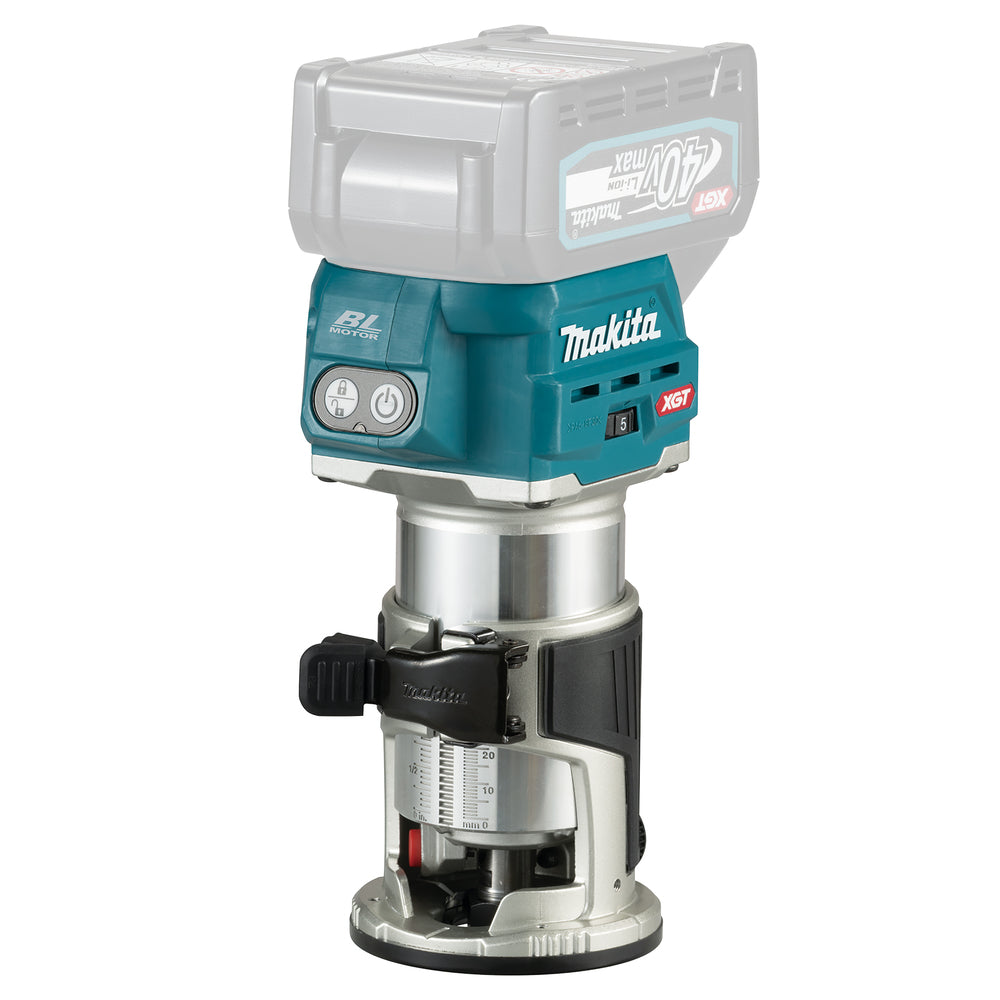Makita Akku-Multifunktionsfräse – staubarm, präzise & kabellos mit AWS - RT001GZ10