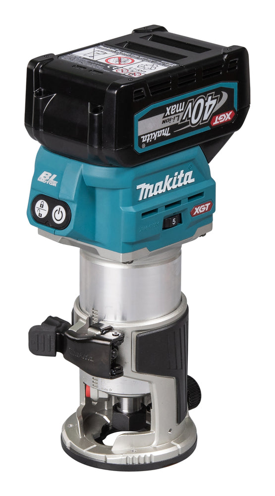 Makita Akku-Multifunktionsfräse – präzise, staubarm & kabellos mit AWS - RT001GM205