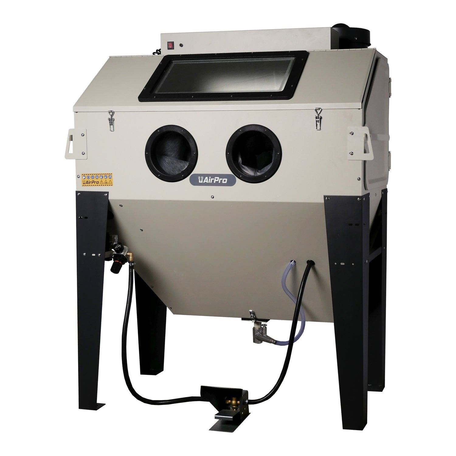 AirPro 420L Sandstrahlkabine - Strahlkabine mit Fronttür und 2 Seitentüren - SB42A Strahlkabine mit Staubabsaugung