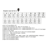 M7 Power-Werkzeuge - Koffer pneumatischer Injektorabzieher SC0320